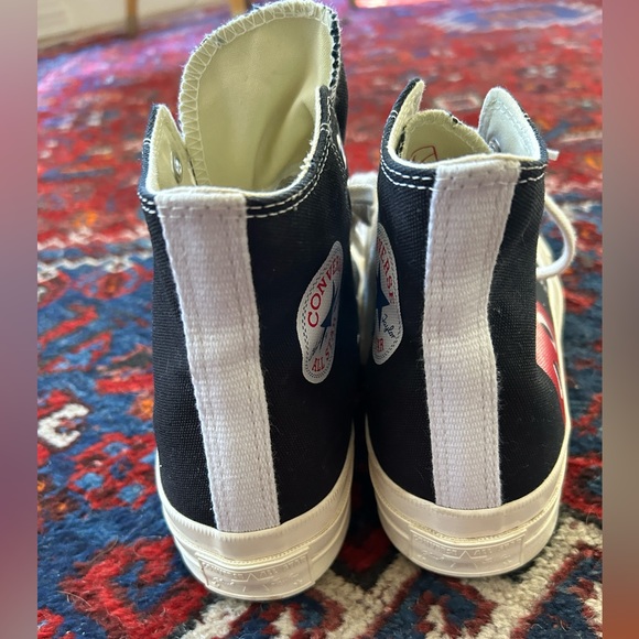 Converse Black and White High-Top Sneakers - Picture 9 of 9